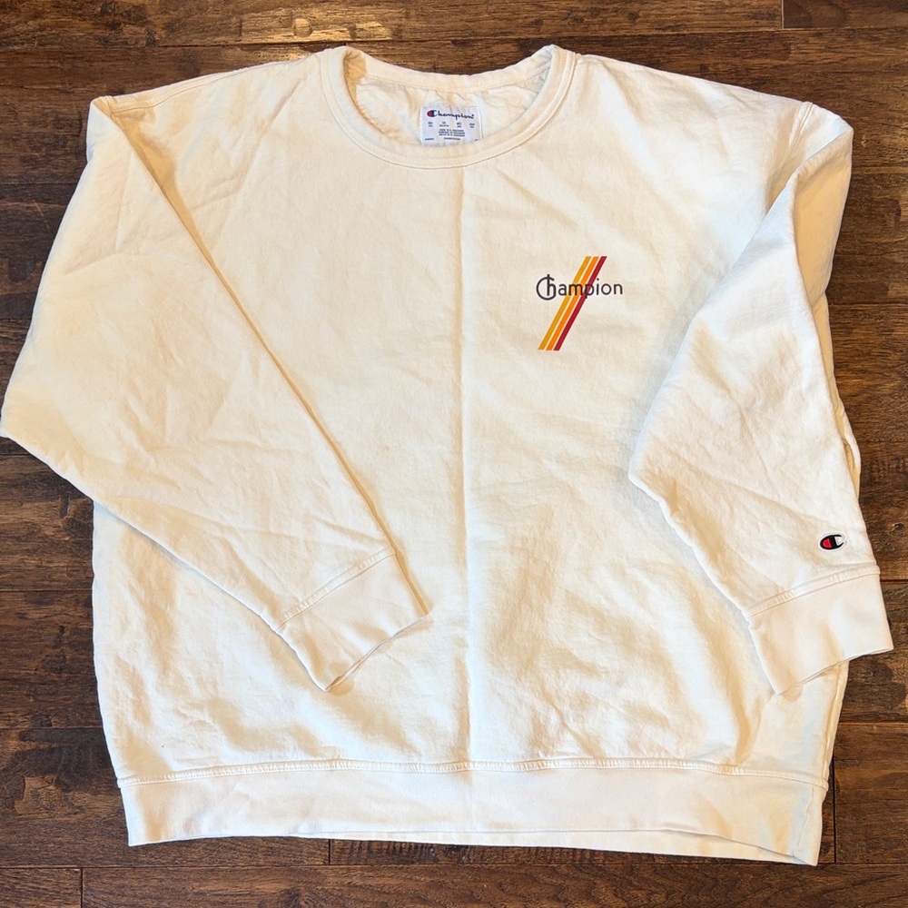 Champion Off-White Men's Crewneck Sweater